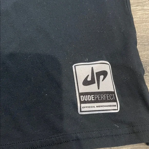 Dude Perfect Black and Green Graphic Tee - Picture 3 of 4